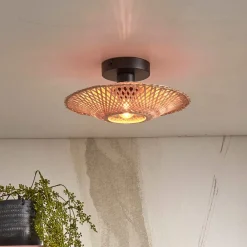 GOOD&MOJO Plafondlampen|Plafondlamp Kalimantan Bamboe, 30cm