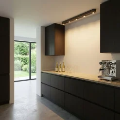 LifestyleFurn Plafondlampen|Plafondlamp Letonya 5-lamps, 135cm, kleur Sienna Bruin