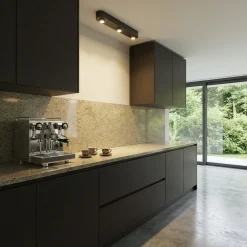 LifestyleFurn Plafondlampen|Plafondlamp Letonya 3-lamps, 75cm, kleur Sienna Bruin