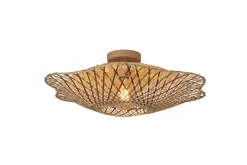 GOOD&MOJO Plafondlampen|Plafondlamp Madura Bamboe, kleur Naturel/Bruin