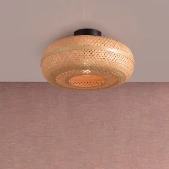 GOOD&MOJO Plafondlampen|Plafondlamp Palawan 40cm, Bamboe Naturel