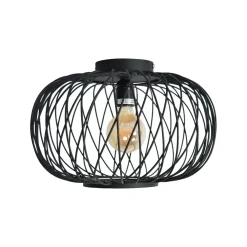 Urban Interiors Plafondlampen|Plafondlamp Twist Ø37cm, kleur Zwart