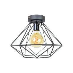 Urban Interiors Plafondlampen|Plafondlamp Wire Ø33cm, kleur Vintage Black