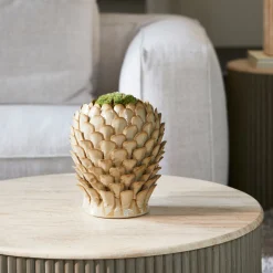 Rivièra Maison Potten & Manden|Plantenpot Artichoke Keramiek Groen