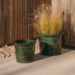 Kave Home Potten Voor Buiten|Plantenpot Presili Set van 2 stuks, Terracotta