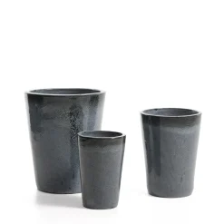 Kave Home Potten Voor Buiten|Plantenpot Rotja Set van 3 stuks, Terracotta