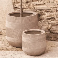 Kave Home Potten Voor Buiten|Plantenpot Tival Set van 2 stuks, 30cm