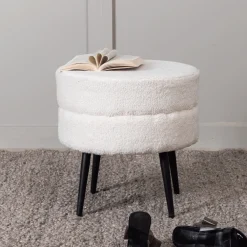 Nohr Poefs & Hockers|Poef Akela Teddy Off White