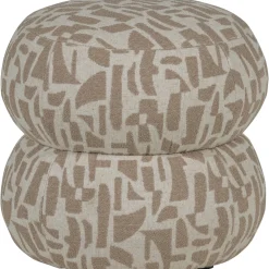 WOOOD Poefs & Hockers|Poef Anic Grafisch patroon