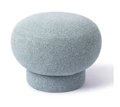 Jesper Home Poefs & Hockers|Poef Anoo 55cm, kleur Blue Dust Blossem / Copper