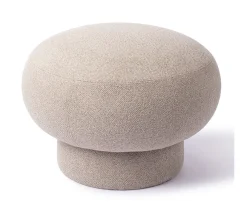 Jesper Home Poefs & Hockers|Poef Anoo 65cm, kleur Soft Sands Soft Sage