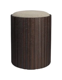 Dutchbone Poefs & Hockers|Poef Bay High Met opbergruimte, Teakhout