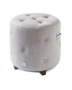 Rivièra Maison Poefs & Hockers|Poef Bowery Linen, kleur Flax