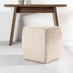Nohr Poefs & Hockers|Poef Briane Bouclé, kleur Beige