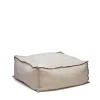 Kave Home Poefs & Hockers|Poef Forallac Linnen, 50 x 50cm