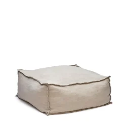 Kave Home Poefs & Hockers|Poef Forallac Linnen, 50 x 50cm