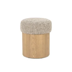 Eleonora Poefs & Hockers|Poef George Bouclé en essenhout