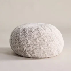 Nohr Poefs & Hockers|Poef Jeramie kleur Crème Cru00e8me