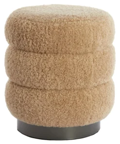 Light & Living Poefs & Hockers|Poef Jobbi Teddy Beige