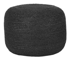 LABEL51 Poefs & Hockers|Poef Jute Zwart