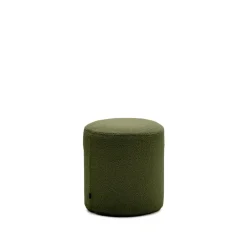 Kave Home Poefs & Hockers|Poef Kaeli Bouclé, 43cm