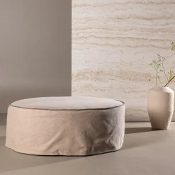 Nohr Poefs & Hockers|Poef Lehi Linnen, 100cm