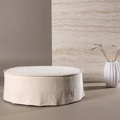 Nohr Poefs & Hockers|Poef Lehi Linnen, 100cm