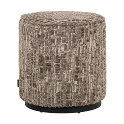 Richmond Interiors Poefs & Hockers|Poef Lexie Geweven stof, 45cm