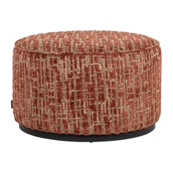 Richmond Interiors Poefs & Hockers|Poef Lexie Geweven stof, 70cm