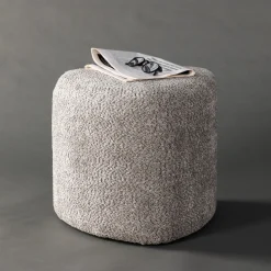 Nohr Poefs & Hockers|Poef Liem Bouclé, kleur Grijs