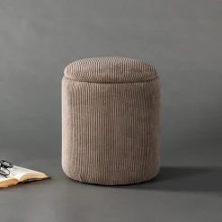 Nohr Poefs & Hockers|Poef Maigan Rib Bruin