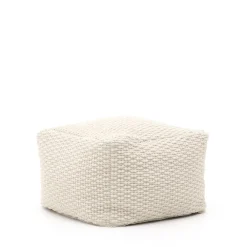 Kave Home Poefs & Hockers|Poef Mascarell Wit
