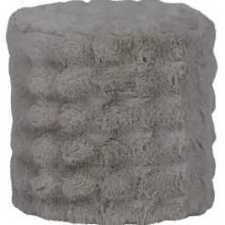 WOOOD Poefs & Hockers|Poef Olven Fluffy stof, kleur Naturel