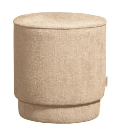 vtwonen Poefs & Hockers|Poef Pearl Chenille, 40cm, kleur Naturel