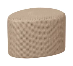 WOOOD Poefs & Hockers|Poef Puuk Mesh, kleur Naturel