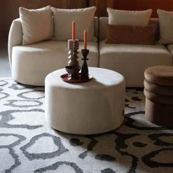 Dutchbone Poefs & Hockers|Poef Rocca Geweven stof