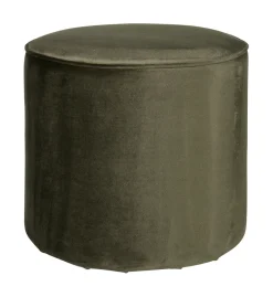 WOOOD Poefs & Hockers|Poef Sara Hoog, Velvet