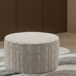 WOOOD Poefs & Hockers|Poef Sarli 36cm hoog, Chenille