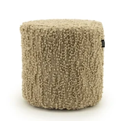 By-Boo Poefs & Hockers|Poef Vista Grof Bouclé, 40cm