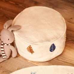 Kave Home Kinderstoelen|Poefs & Hockers|Poef Yanil 40cm, kleur Wit