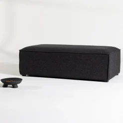 Nohr Poefs & Hockers|Poef Yulonda Bouclé, kleur Zwart