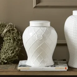 Rivièra Maison Potten & Manden|Pot RM Piombino Wit