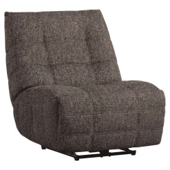 WOOOD Fauteuil Stof / Textiel|Relaxfauteuil Hein Geweven stof, kleur /Bruin Antraciet