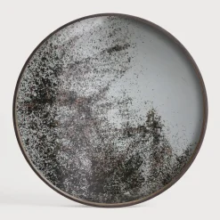 Ethnicraft Keukengerei|Rond Dienblad Aged kleur Clear