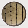 Ethnicraft Keukengerei|Rond Dienblad Gilded Layers 48cm