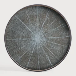 Ethnicraft Keukengerei|Rond Dienblad Slice kleur Wit