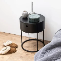 Bendt Nachtkastjes|Nachtkastjes|Rond Nachtkastje Gaga met lade