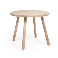 Kave Home Kinderbureaus|Rond Tafeltje Dilcia 55cm, kleur Naturel