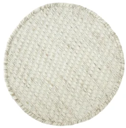 MUST Living Vloerkleden|Rond Vloerkleed Asuri 250cm, kleur Beige