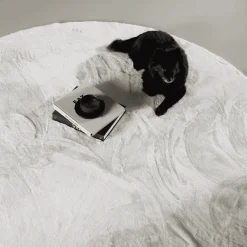 Nohr Vloerkleden|Rond Vloerkleed Kitrina 200cm, kleur Wit